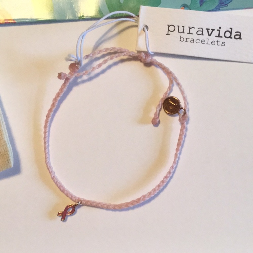 Pura Vida October 2018 Breast Cancer bracelet